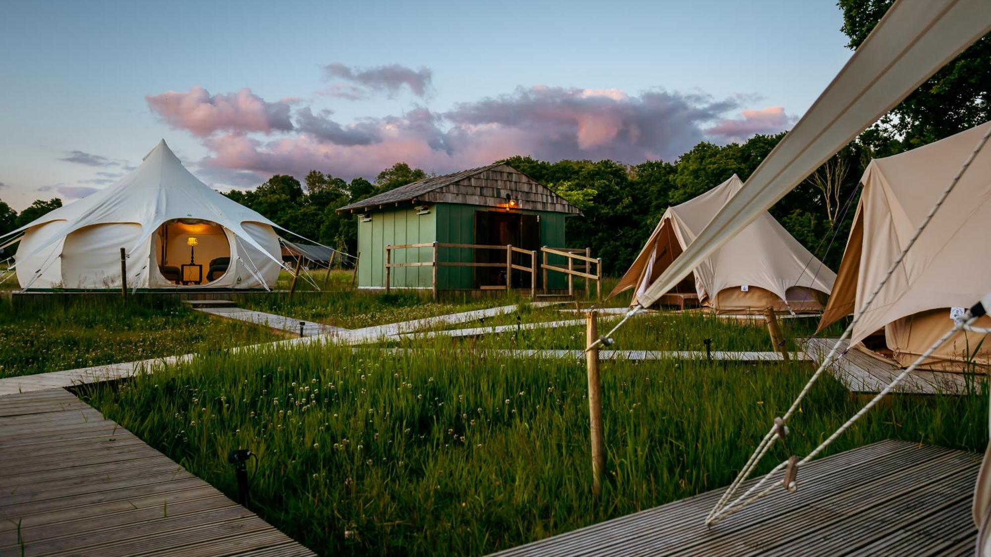 Willa Luxury Glamping Retreat In Battle Zewnętrze zdjęcie