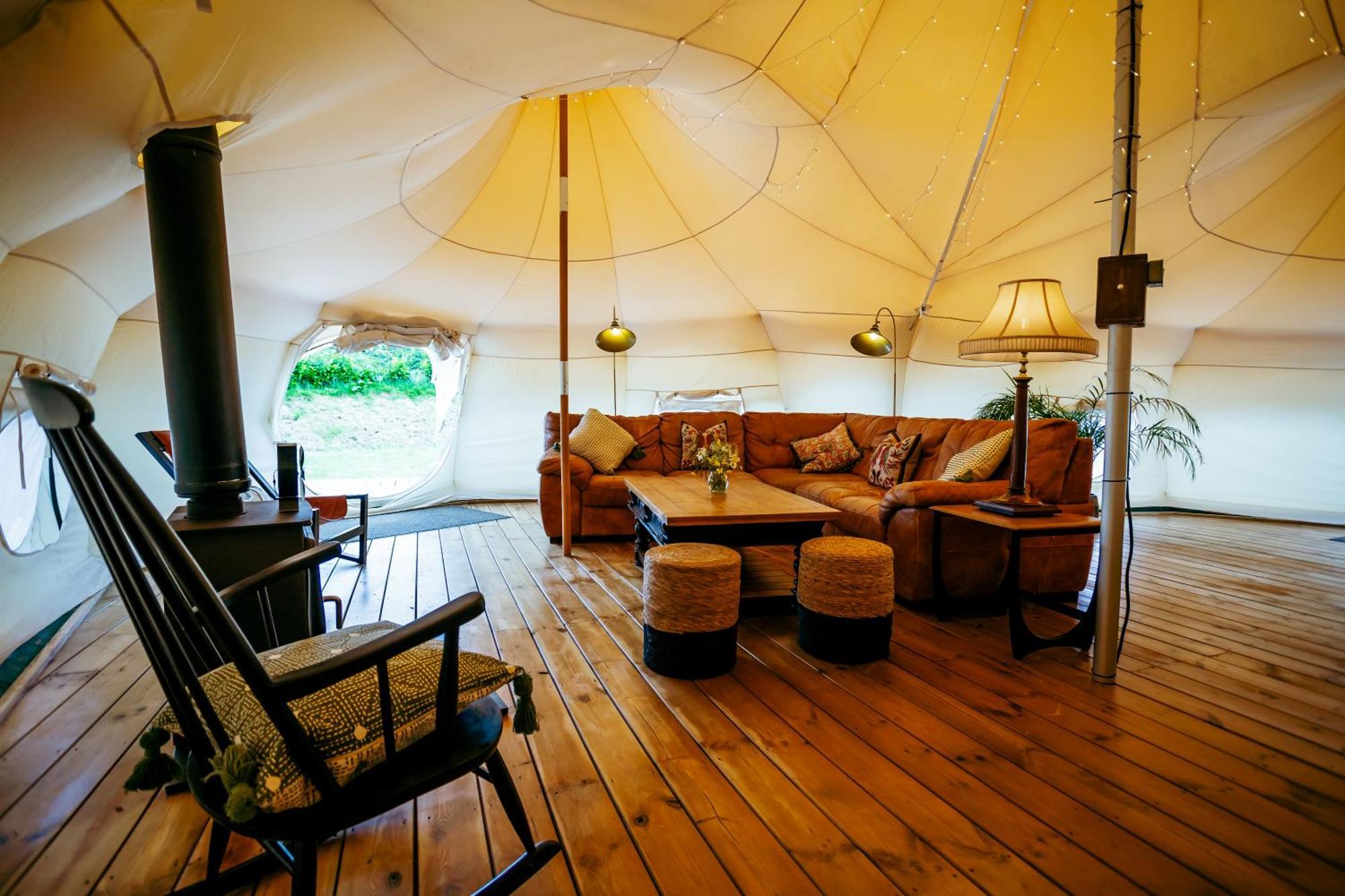 Willa Luxury Glamping Retreat In Battle Zewnętrze zdjęcie